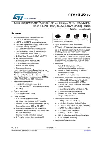  Datasheet Preview Page 1