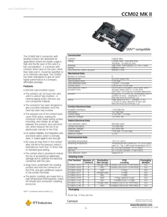  Datasheet Preview Page 1