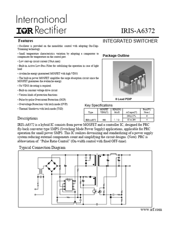  Datasheet Preview Page 1