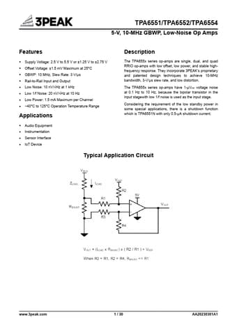  Datasheet Preview Page 1