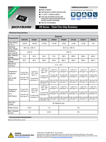  Datasheet Preview Page 1