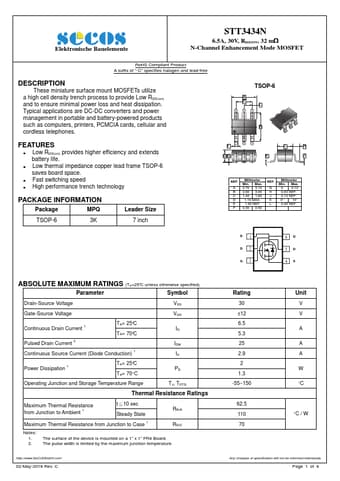  Datasheet Preview Page 1