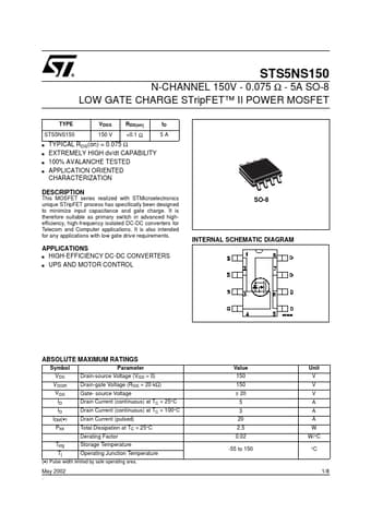  Datasheet Preview Page 1