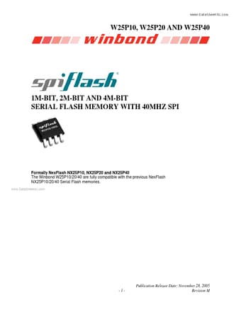  Datasheet Preview Page 1