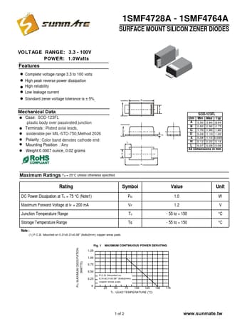  Datasheet Preview Page 1