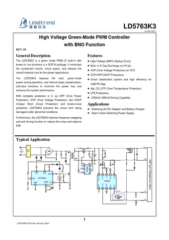  Datasheet Preview Page 1