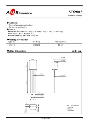  Datasheet Preview Page 1