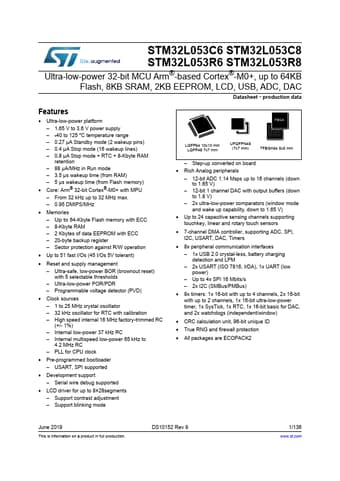  Datasheet Preview Page 1