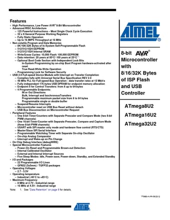  Datasheet Preview Page 1