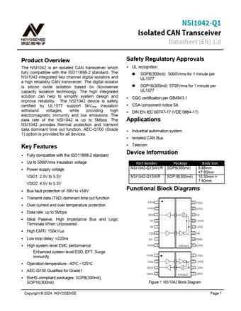  Datasheet Preview Page 1