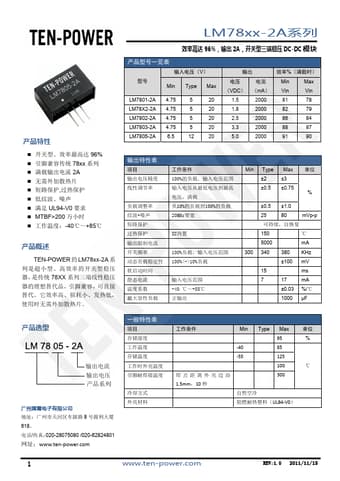  Datasheet Preview Page 1