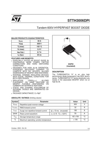  Datasheet Preview Page 1