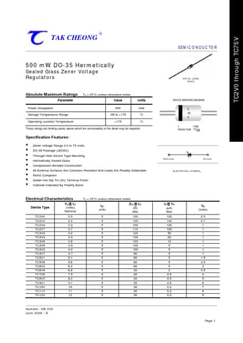 Datasheet Preview Page 1