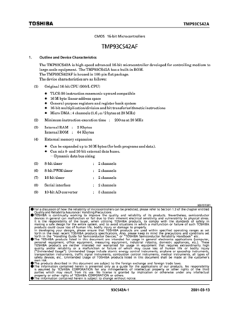 Datasheet Preview Page 1
