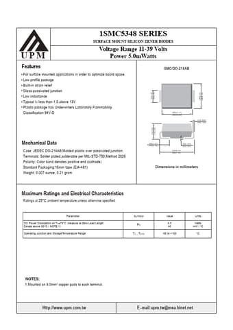  Datasheet Preview Page 1