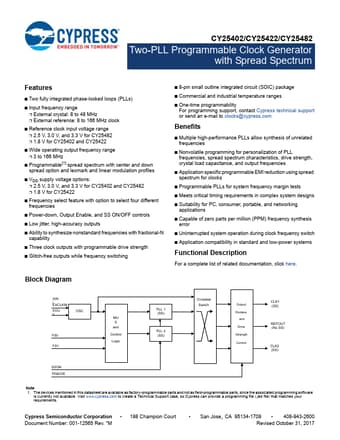  Datasheet Preview Page 1