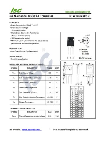  Datasheet Preview Page 1