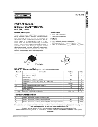  Datasheet Preview Page 1