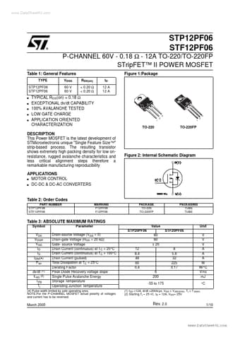  Datasheet Preview Page 1