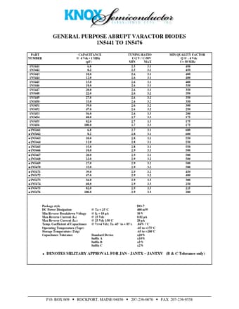  Datasheet Preview Page 1
