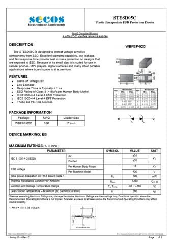  Datasheet Preview Page 1