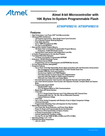  Datasheet Preview Page 1