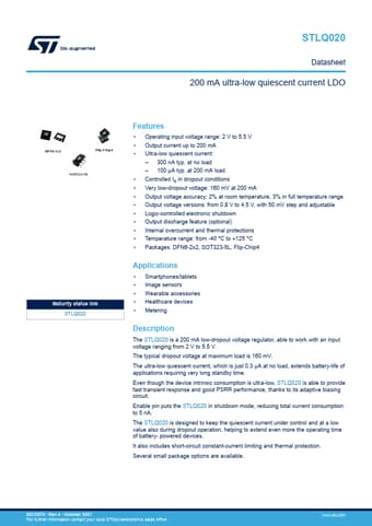  Datasheet Preview Page 1