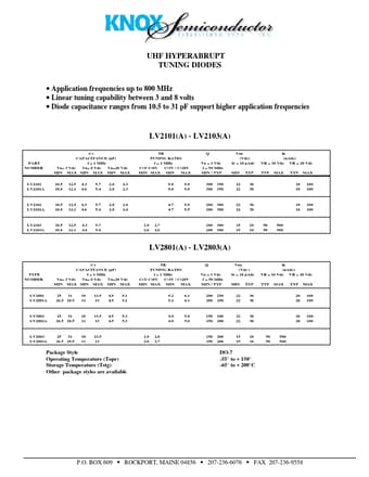  Datasheet Preview Page 1