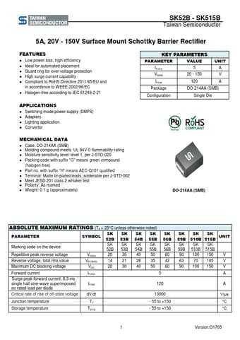  Datasheet Preview Page 1