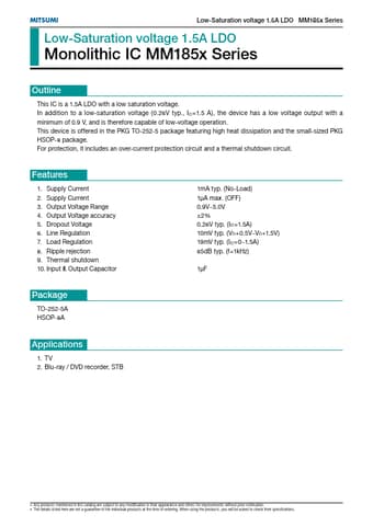  Datasheet Preview Page 1