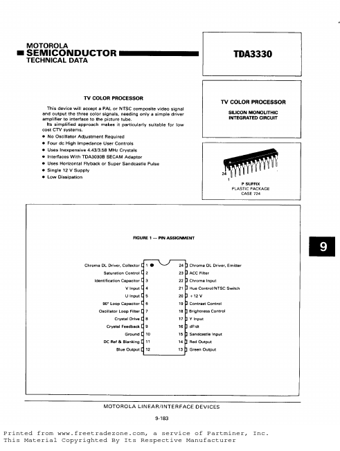  Datasheet Preview Page 1