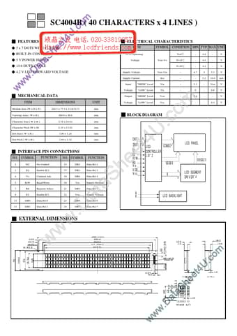  Datasheet Preview Page 1