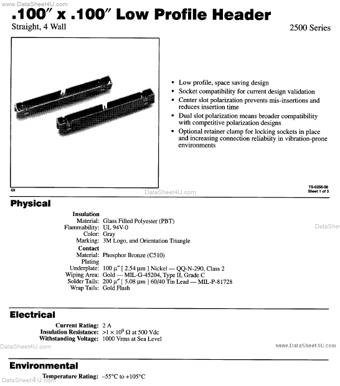 Datasheet Preview Page 1