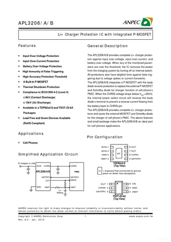  Datasheet Preview Page 1