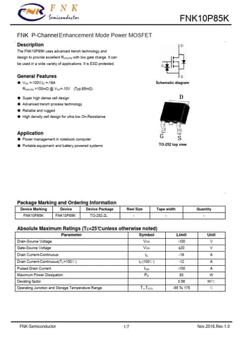  Datasheet Preview Page 1