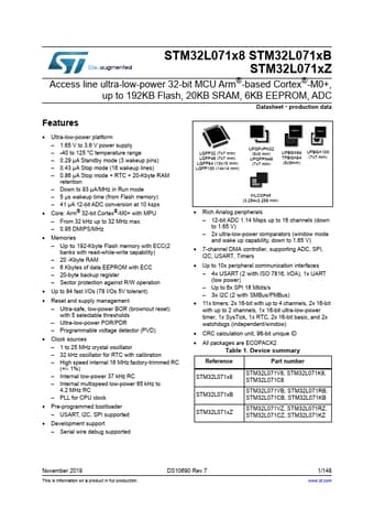  Datasheet Preview Page 1