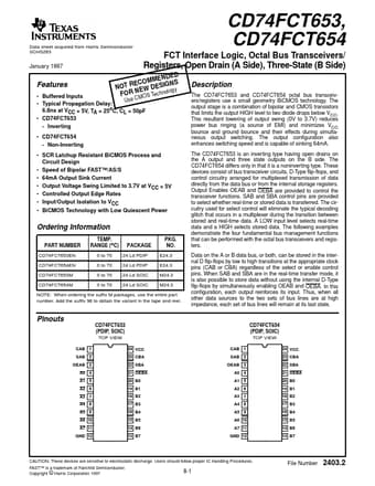  Datasheet Preview Page 1