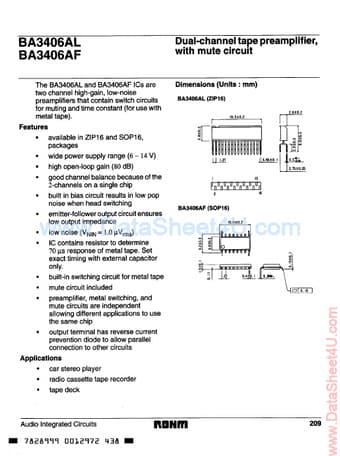  Datasheet Preview Page 1