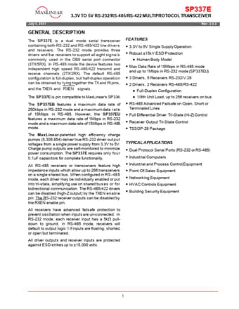  Datasheet Preview Page 1