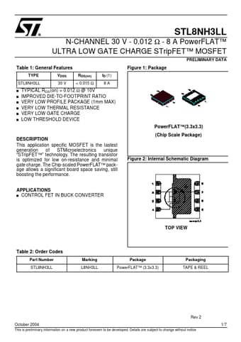  Datasheet Preview Page 1