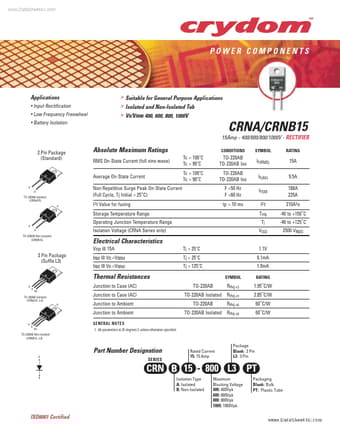  Datasheet Preview Page 1