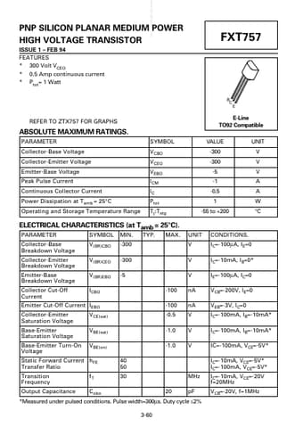  Datasheet Preview Page 1