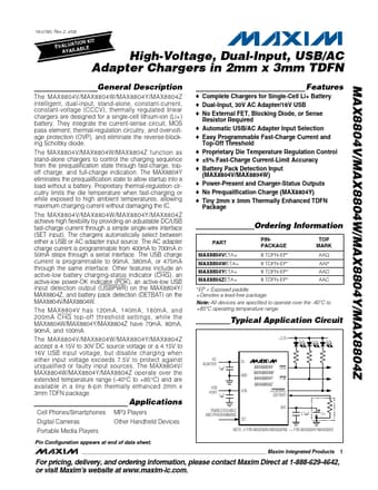  Datasheet Preview Page 1