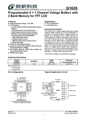  Datasheet Preview Page 1