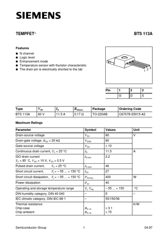  Datasheet Preview Page 1