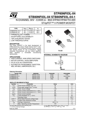  Datasheet Preview Page 1