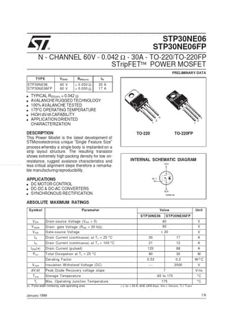 Datasheet Preview Page 1