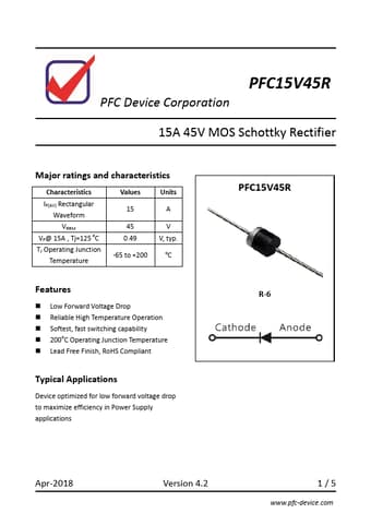  Datasheet Preview Page 1