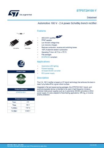  Datasheet Preview Page 1