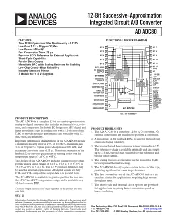  Datasheet Preview Page 1